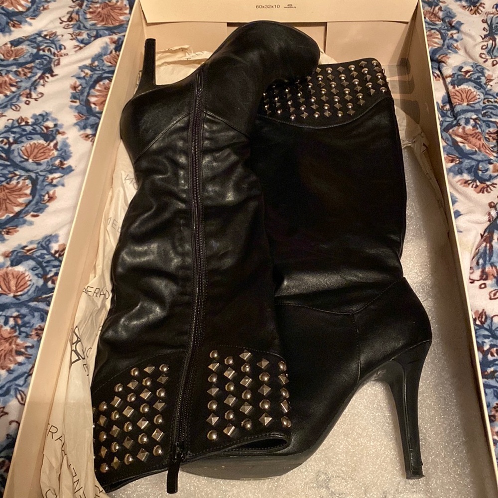 BCBG Studded Boots